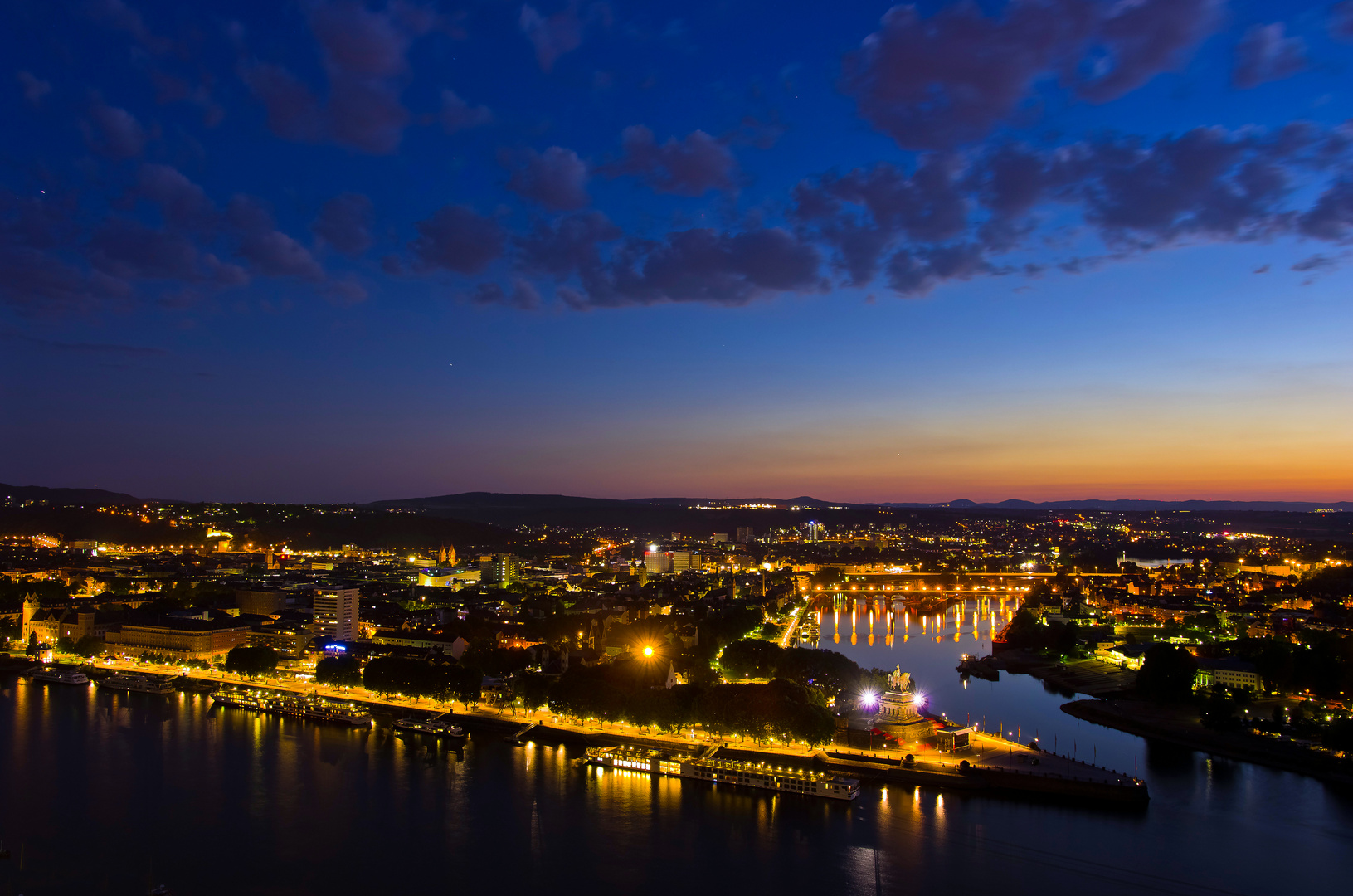 Sommerabend, Koblenz