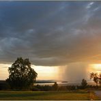 sommerabend mit  gewitter