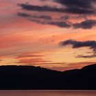 Sommerabend über dem Fjord