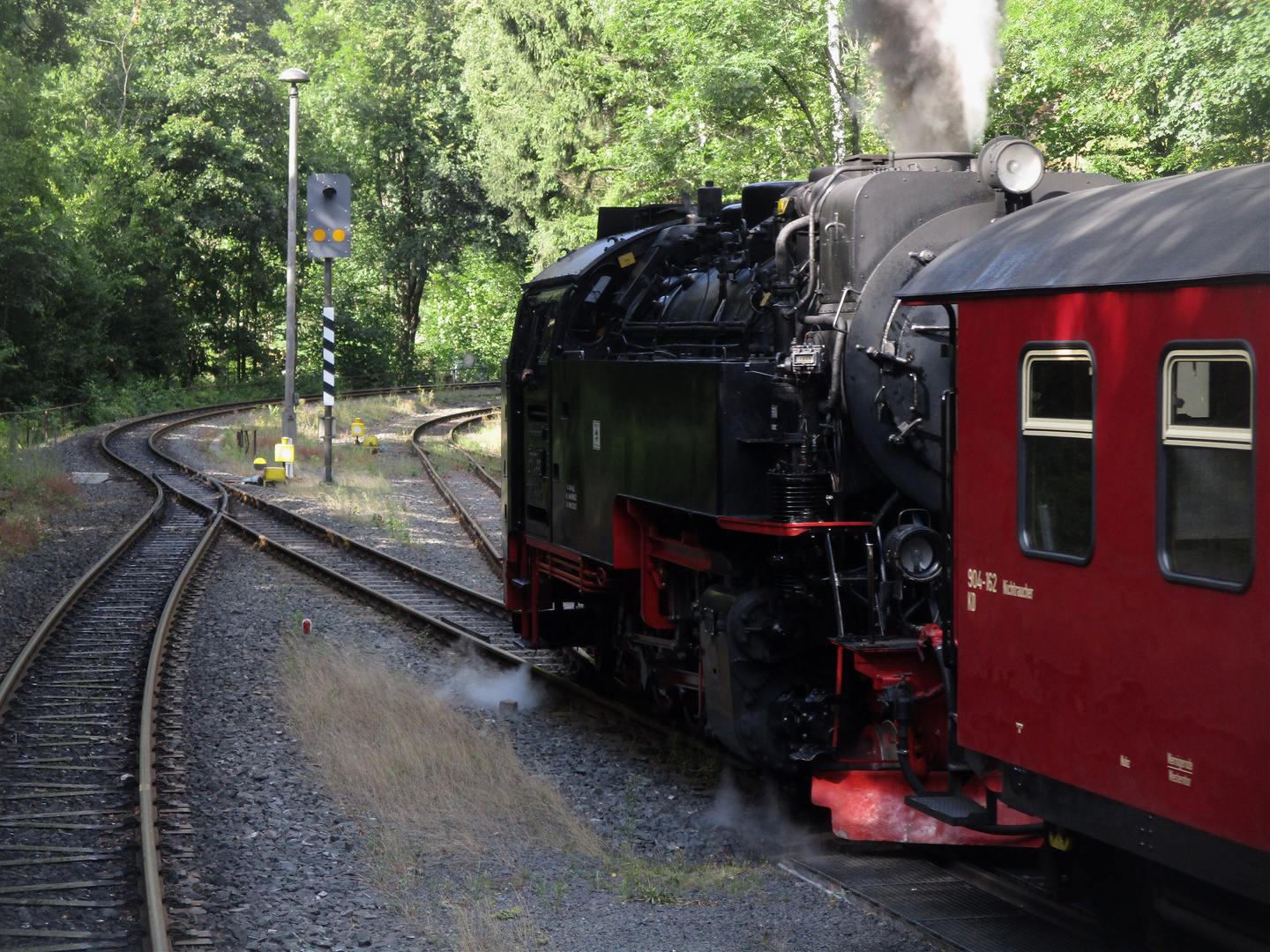 Sommerausflug mit der HSB nach Eisfelder Talmühle 1.