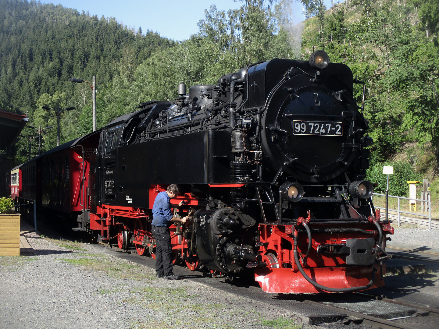 Sommerausflug mit der HSB zurück nach Nordhausen 2.