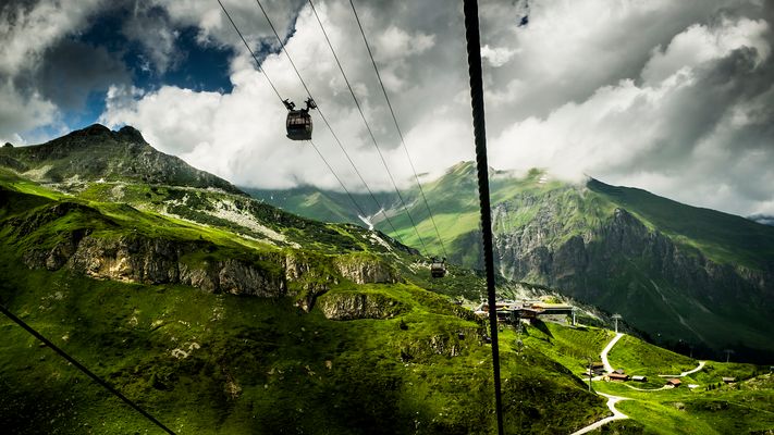 Sommerbergalm im sommer