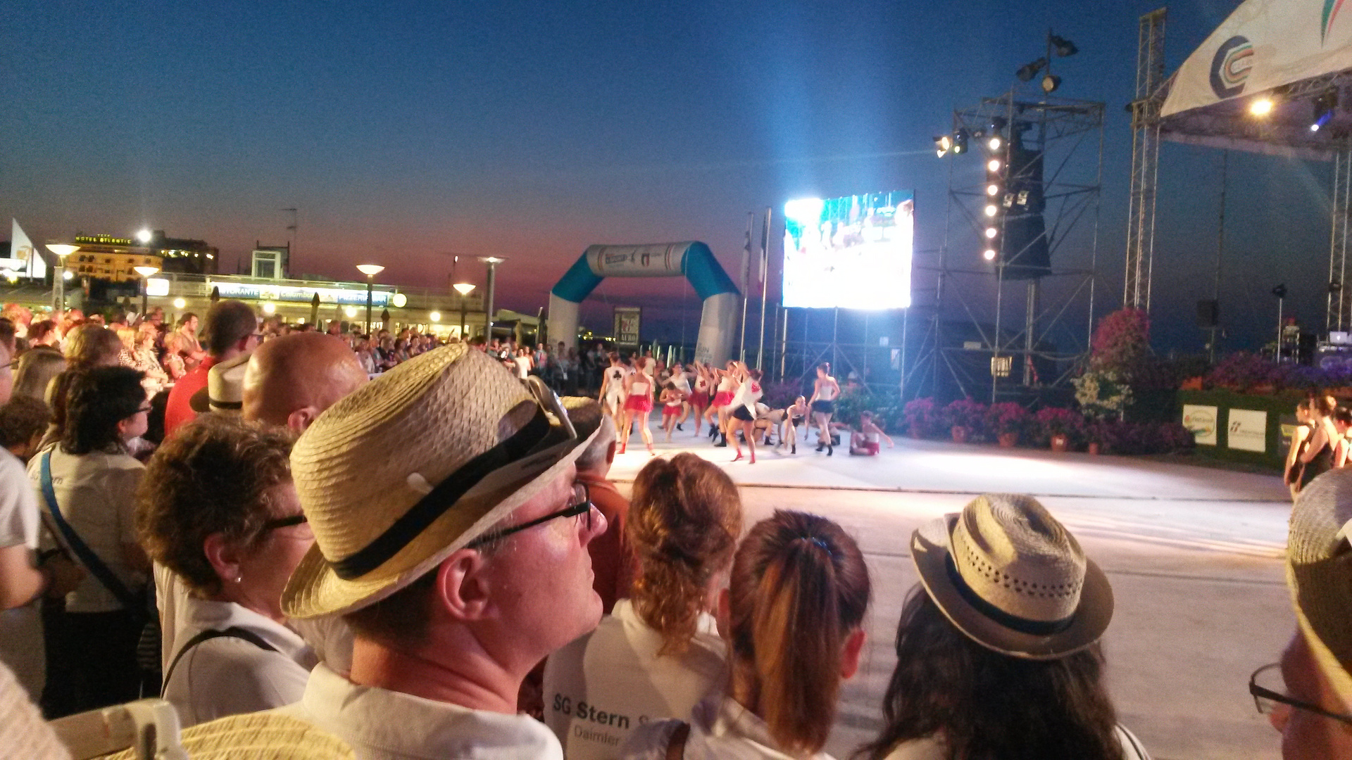 Sommerbühne in Riccione