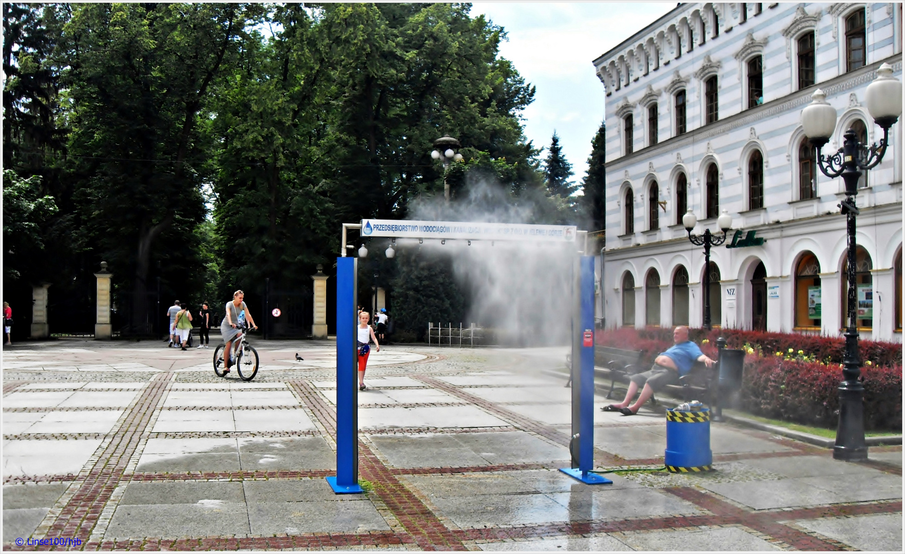 Sommerdusche in Jelenij Górze