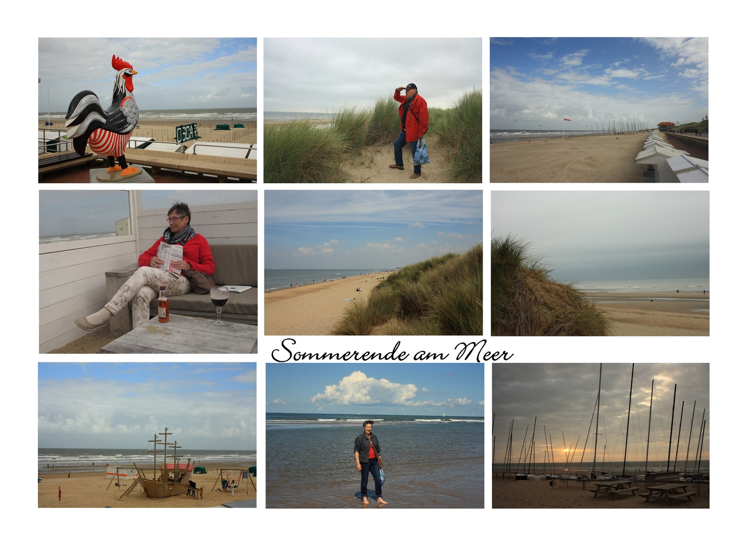 Sommerende am Meer