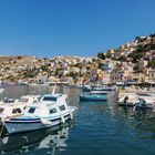 Sommererinnerung - Hafenszene auf Symi