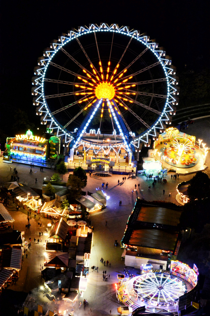 Sommerfest im Olympiapark 2014 - Blick von oben