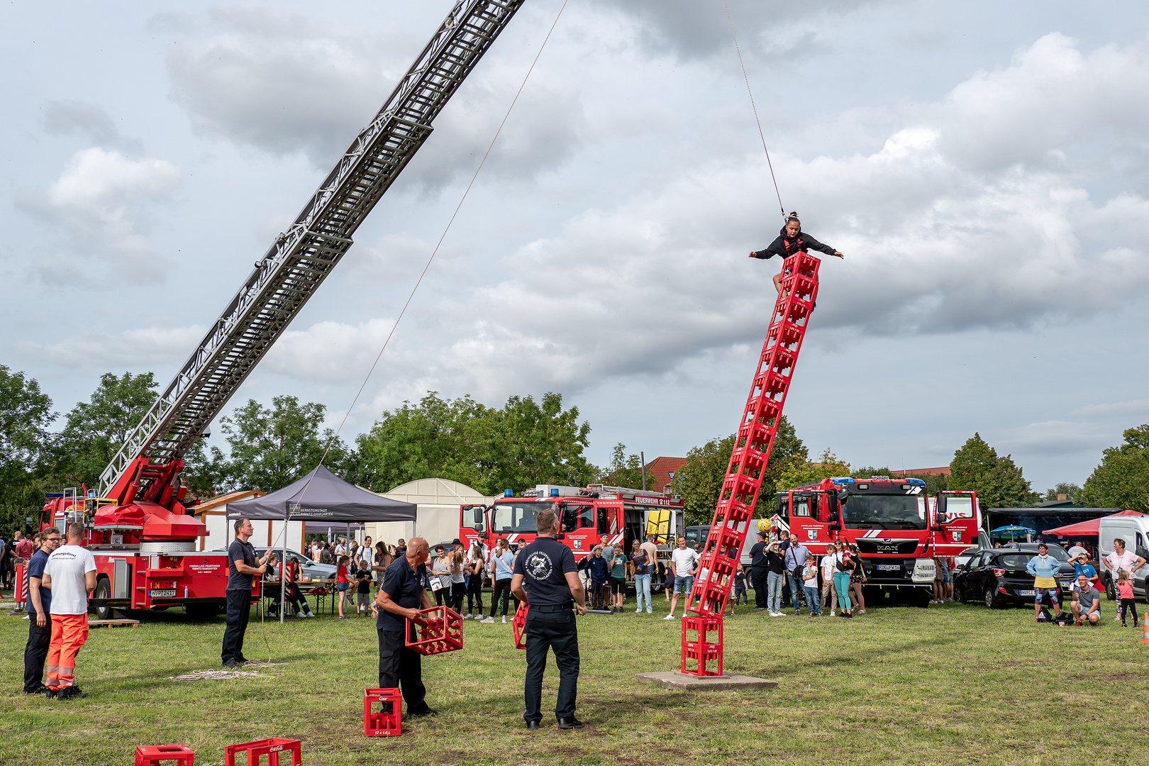 Sommerfest mit Badewannenrennen