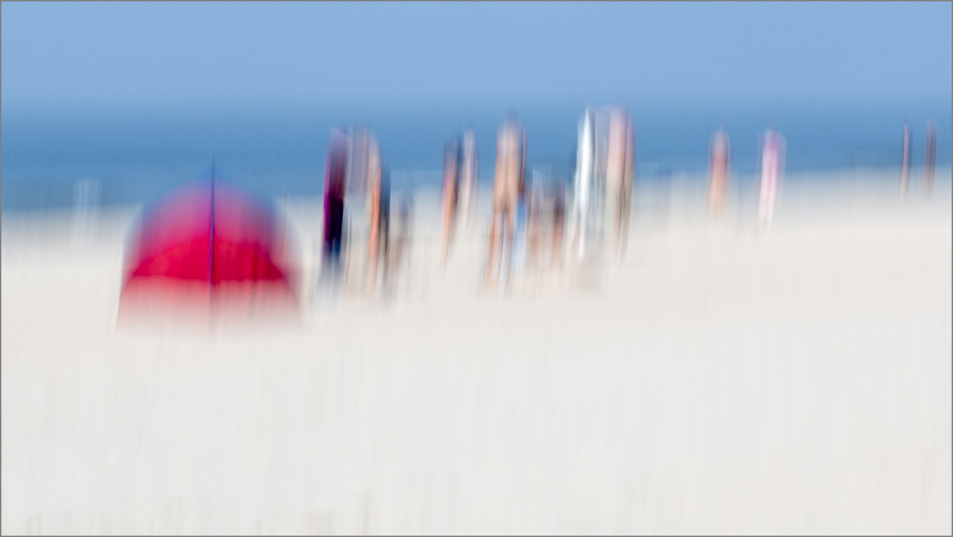 Sommerflirren am Strand von Baltrum