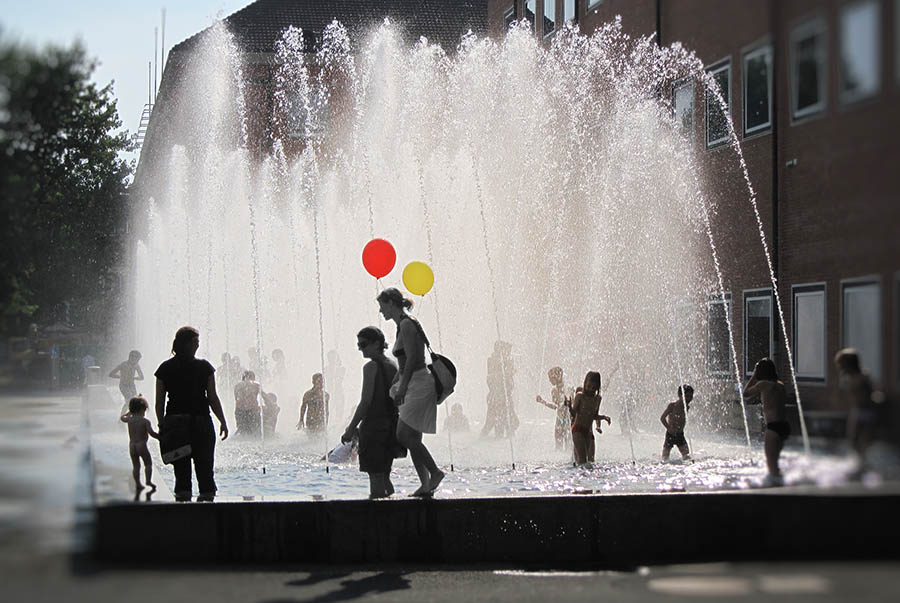 Sommerfreude am Messeplatz Basel