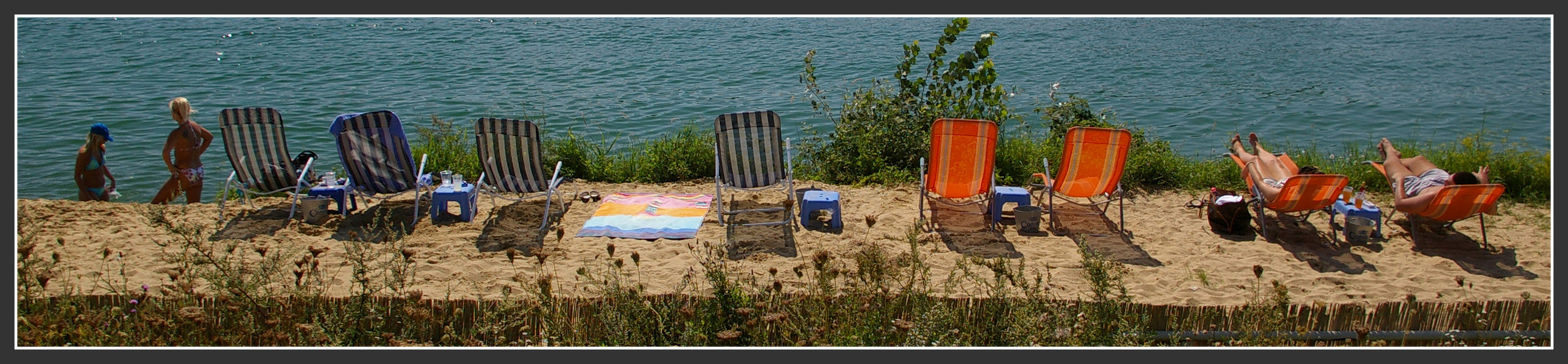 Sommerfrische am Fluß