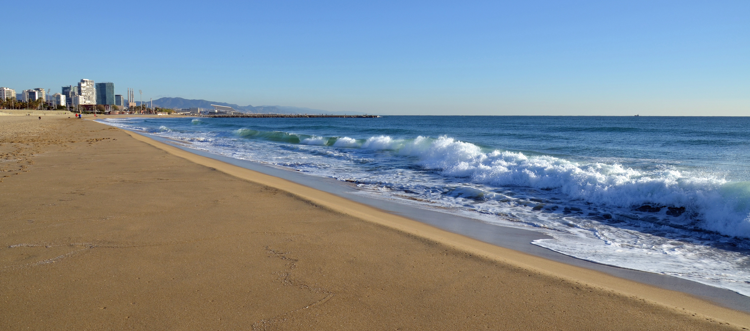 Sommergefühle im Dezember - Platja del Bogatell