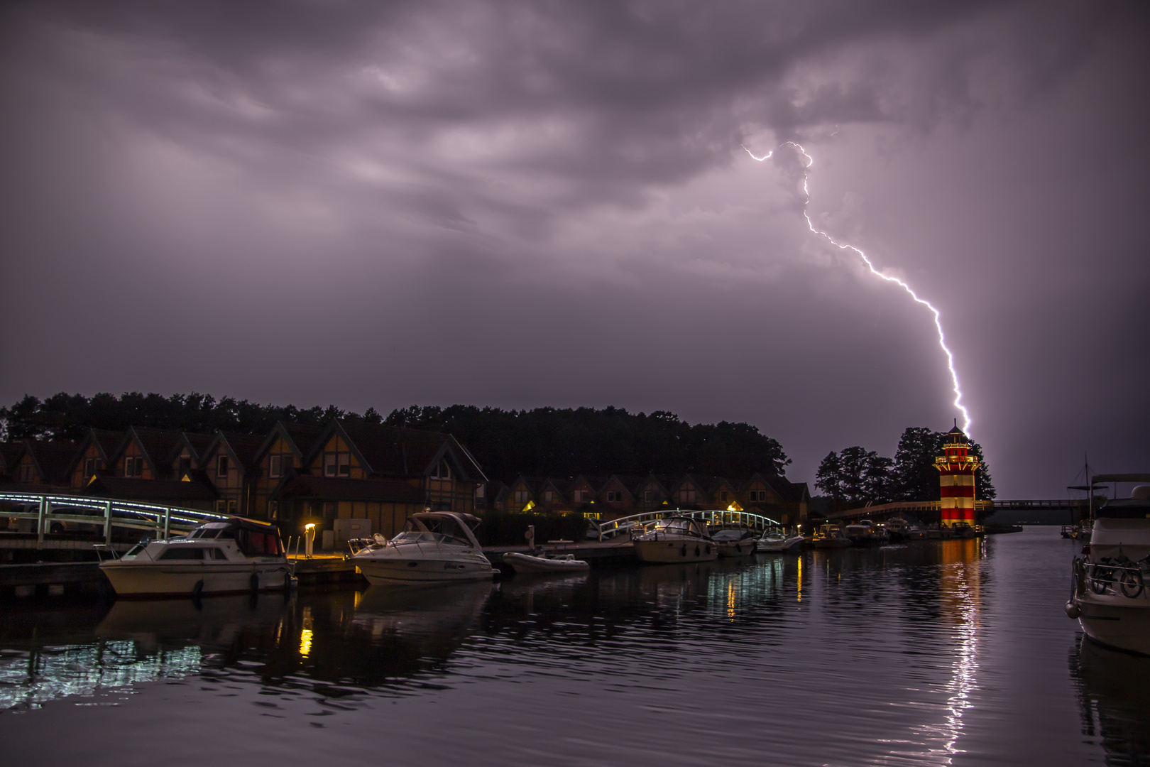 Sommergewitter am Rheinsberger See