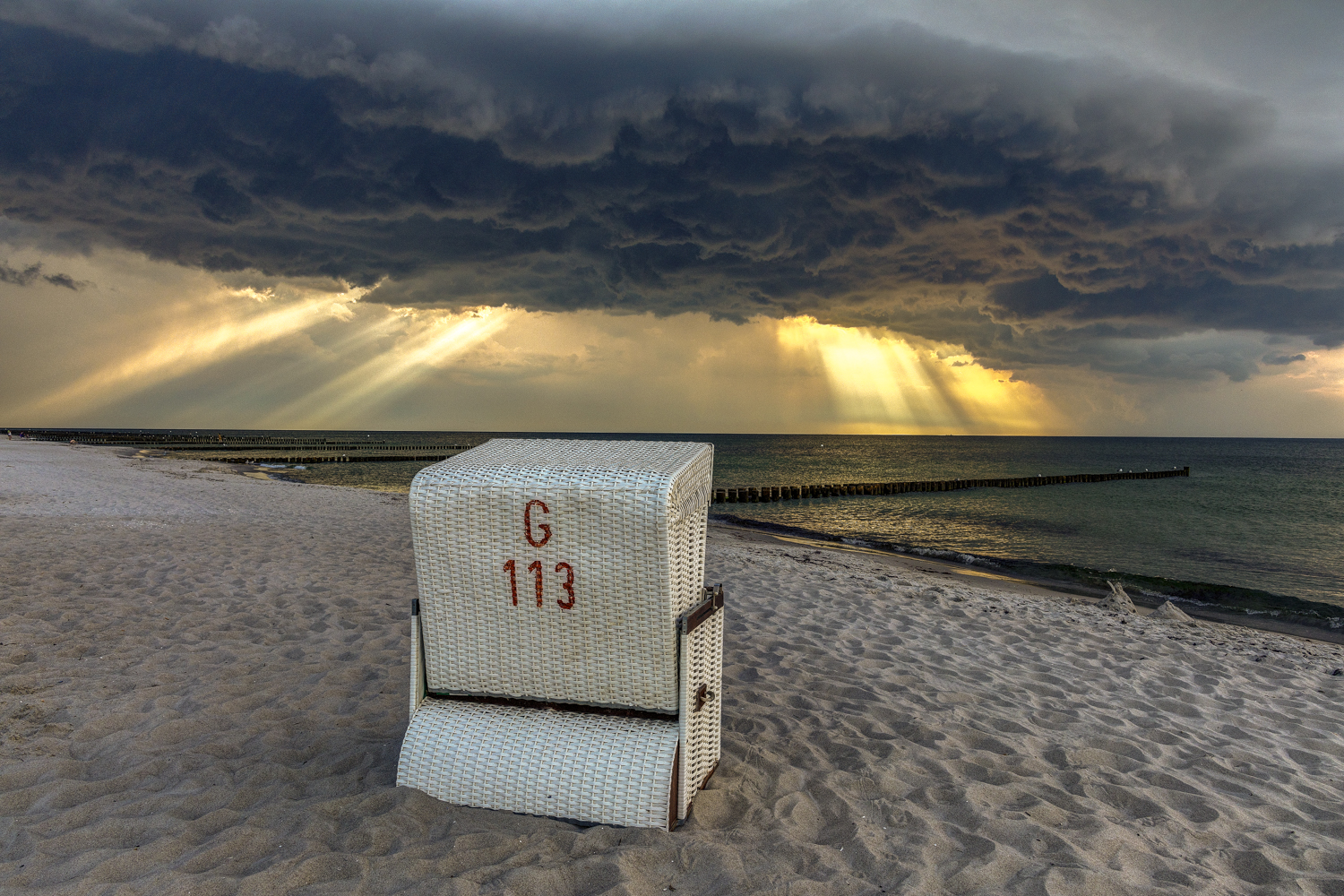 Sommergewitter an der Ostsee 