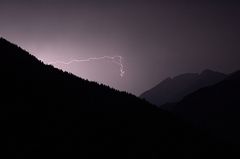 Sommergewitter, Außerpens, Sarntal, Südtirol