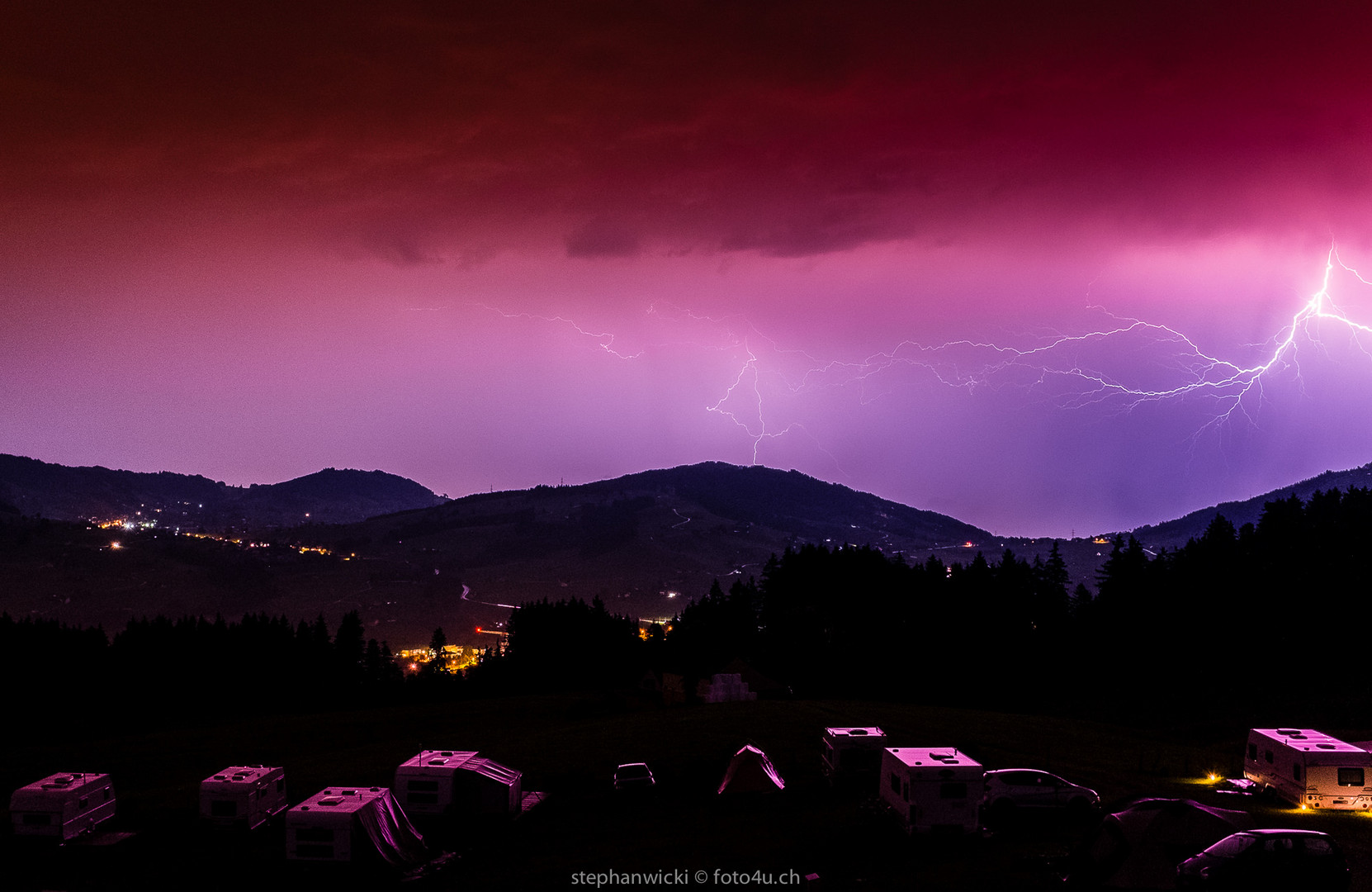 Sommergewitter über Appenzell