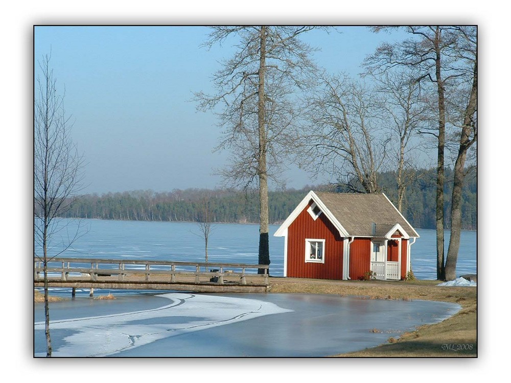 Sommerhaus in Farbe