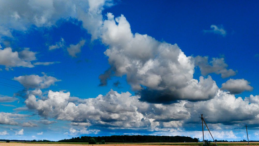 Sommerhimmel in Litauen