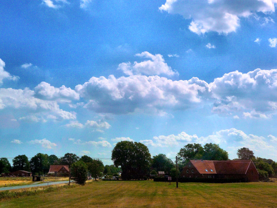 Sommerhimmel über dem Münsterland