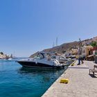 Sommeridylle am Hafen von Symi