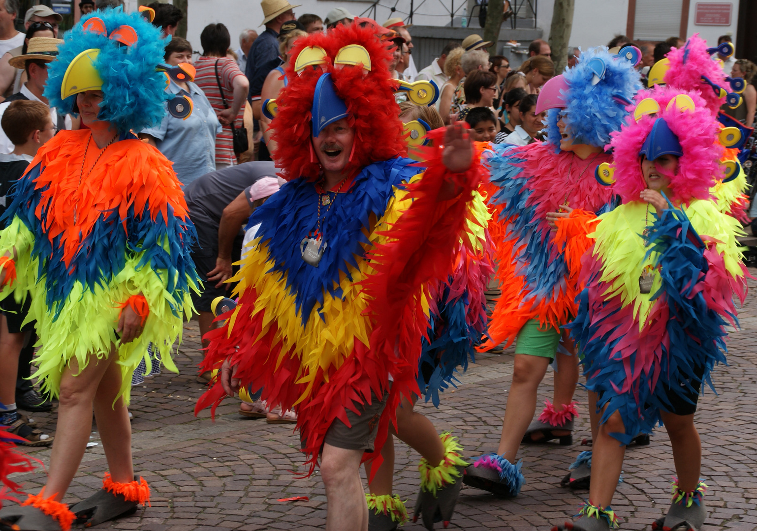 Sommerkarneval in Dieburg: Schnooke-Utzer als Papageno