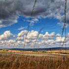 Sommerlandschaft mit Wolken