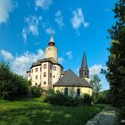 Sommerliche Burg Posterstein 