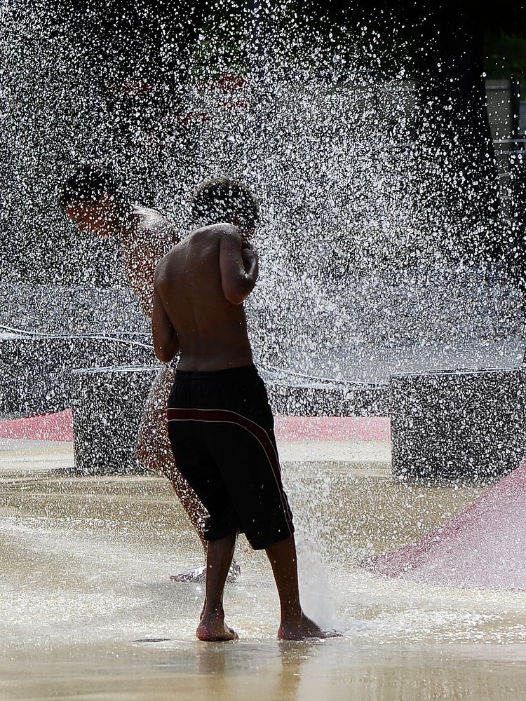 Sommerliche Wasserspiele