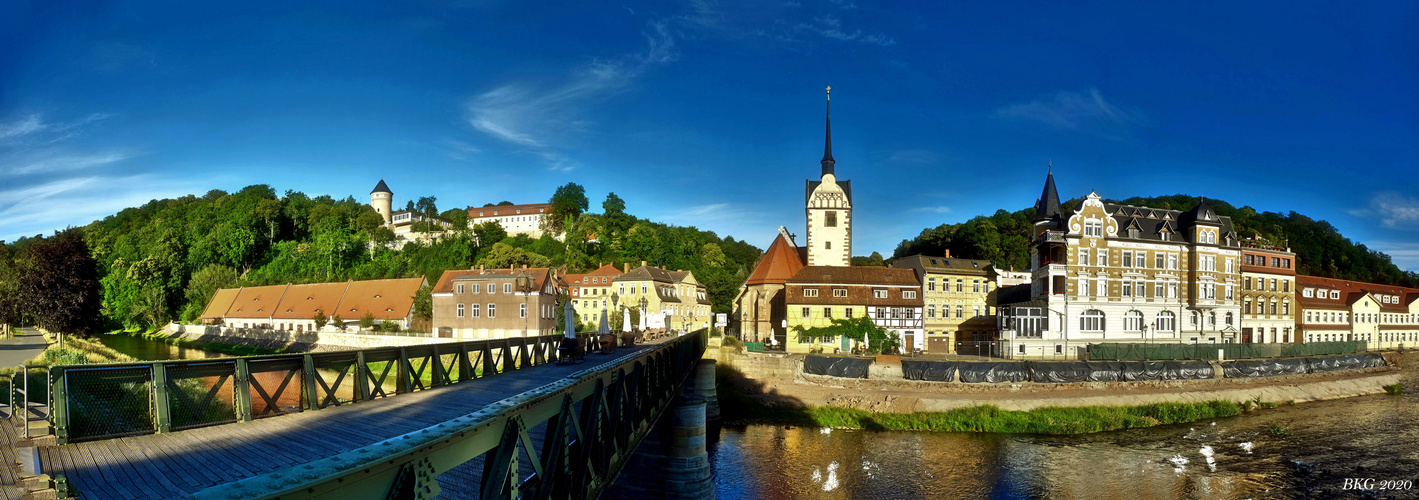 Sommerlicher Panoramablick Gera - Untermhaus