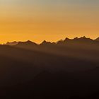 Sommerlicher Sonnenaufgang am Fellhorn, Oberstdorf
