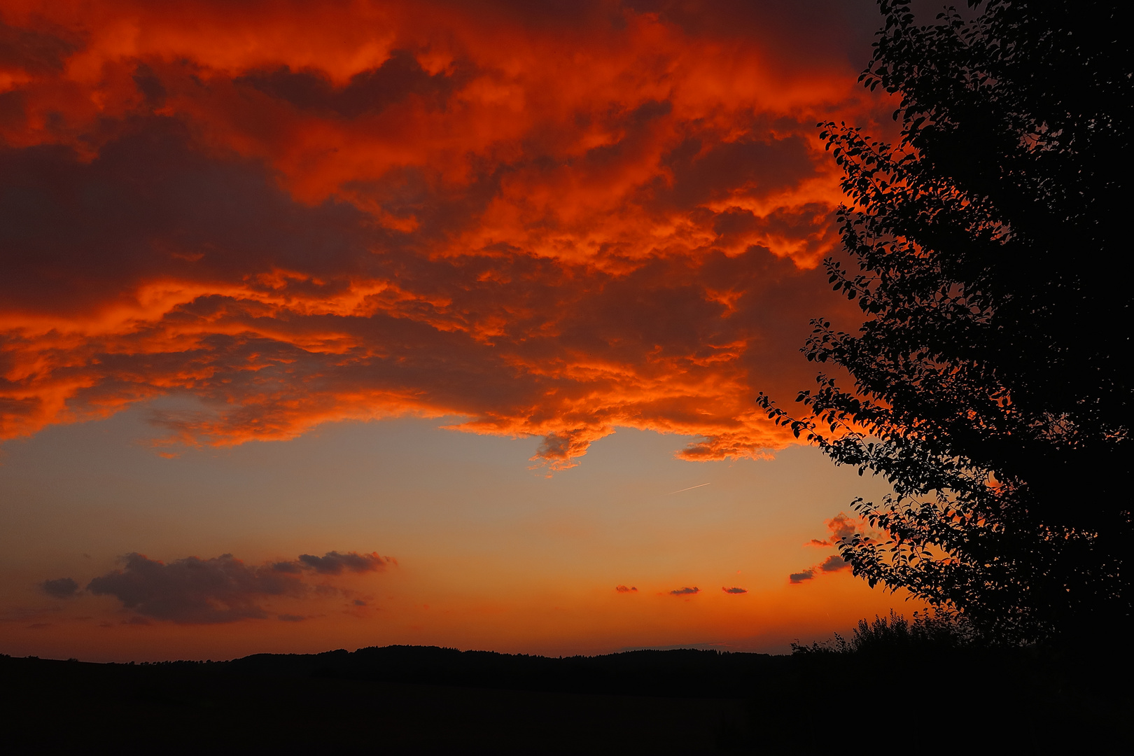 sommerliches Abendrot 