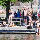 Sommerliches Badevergnügen in Stockholm 