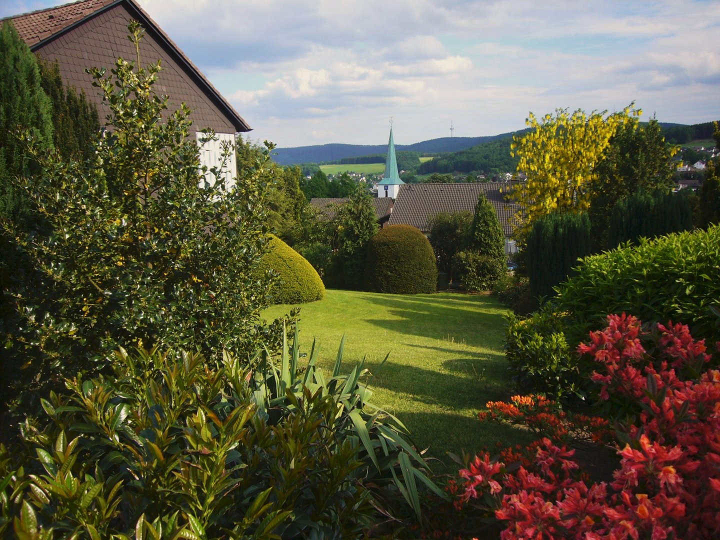 Sommerliches Herscheid: Schöner Durchblick