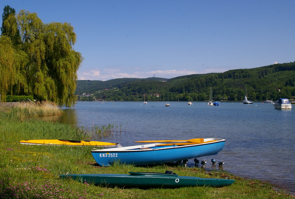 Sommerliches Wetter am Bodensee