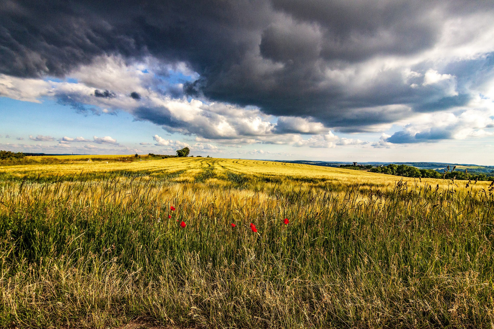 Sommerliches Wetterintermezo in Farben