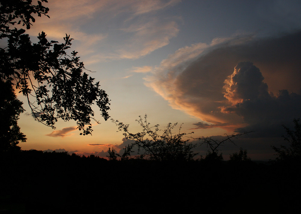 Sommerliches Wolkengebilde.