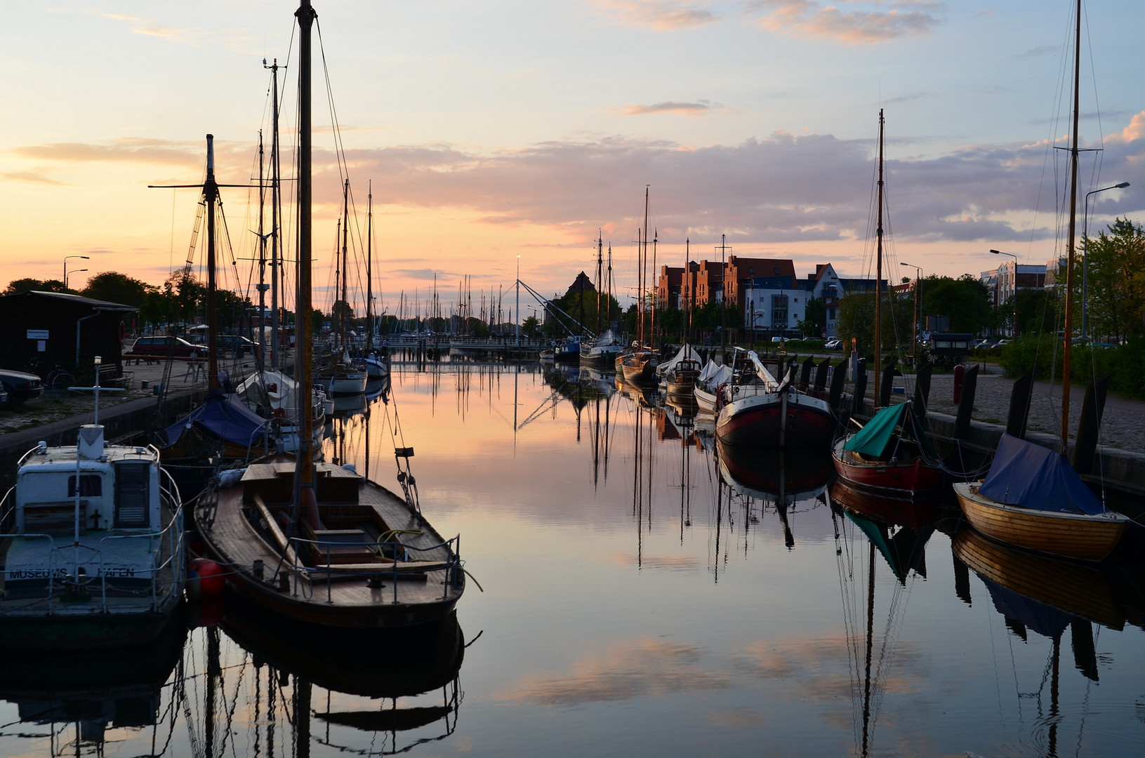 Sommermorgen am Greifswald Hafen