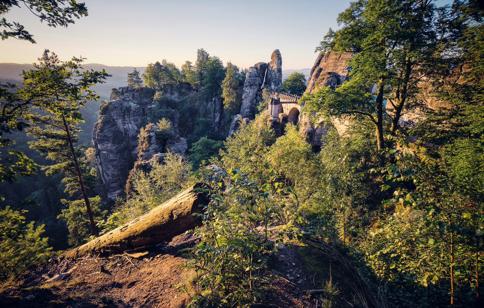 Sommermorgen an der Bastei