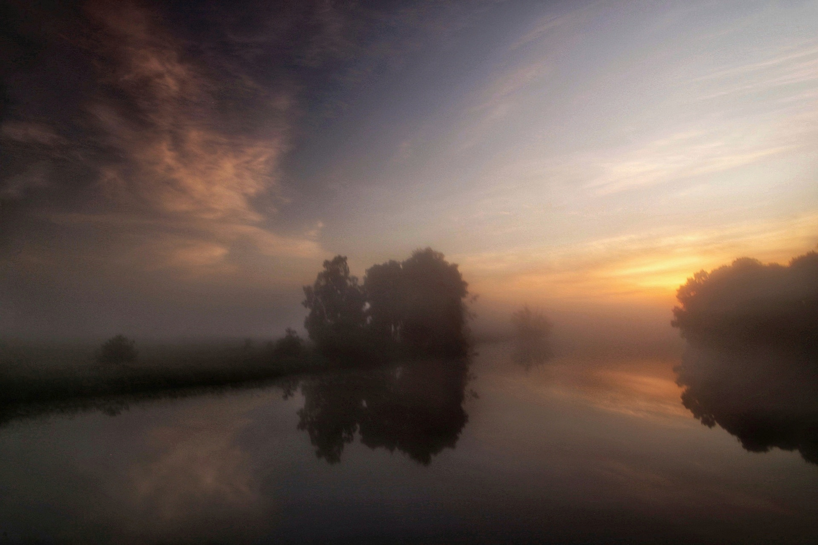 Sommermorgen im Nebel 