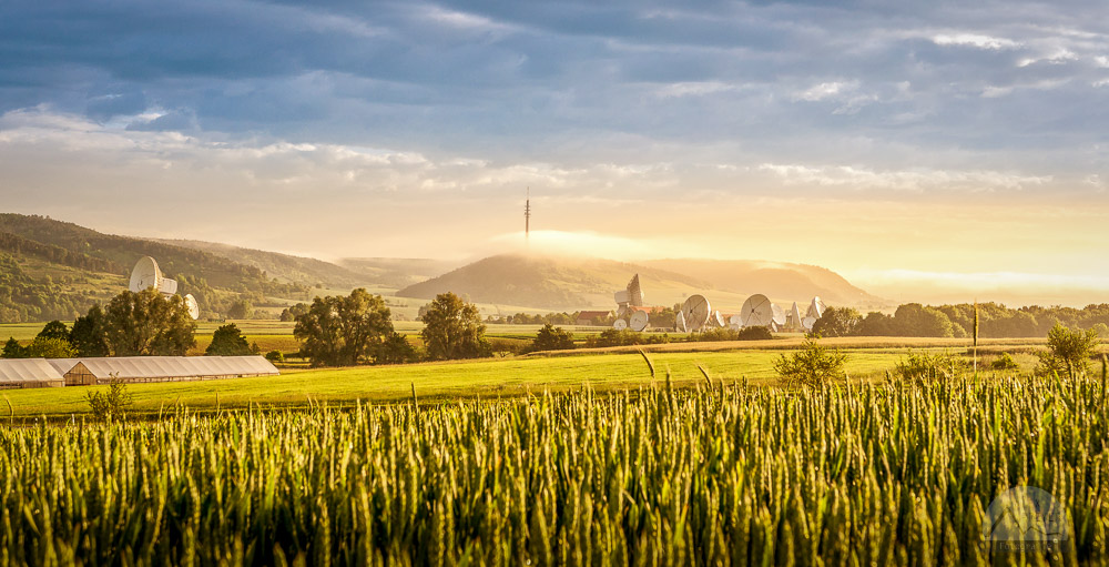 Sommermorgen im Saaletal nach Gewitternacht