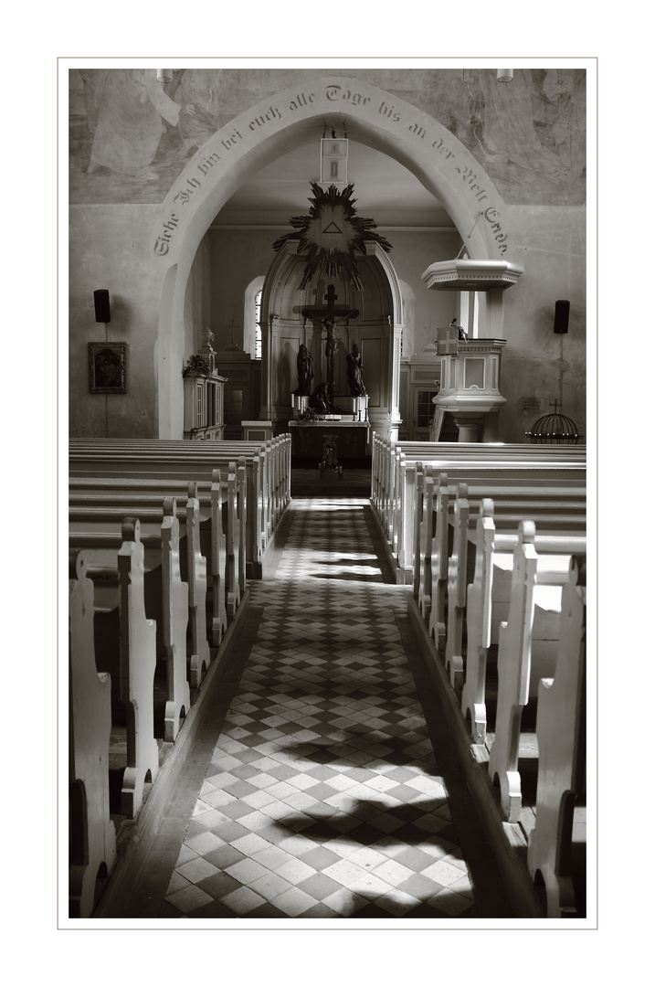 Sommernachmittag in der Marienkirche Waren