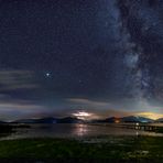 Sommernacht am Chiemsee (Verwandlung einer Landschaft 3)