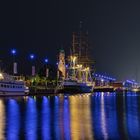 Sommernacht am Hafen