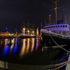 Sommernacht am Hafen