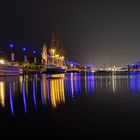 Sommernacht am Hafen