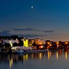 Sommernacht am Moselufer, Koblenz