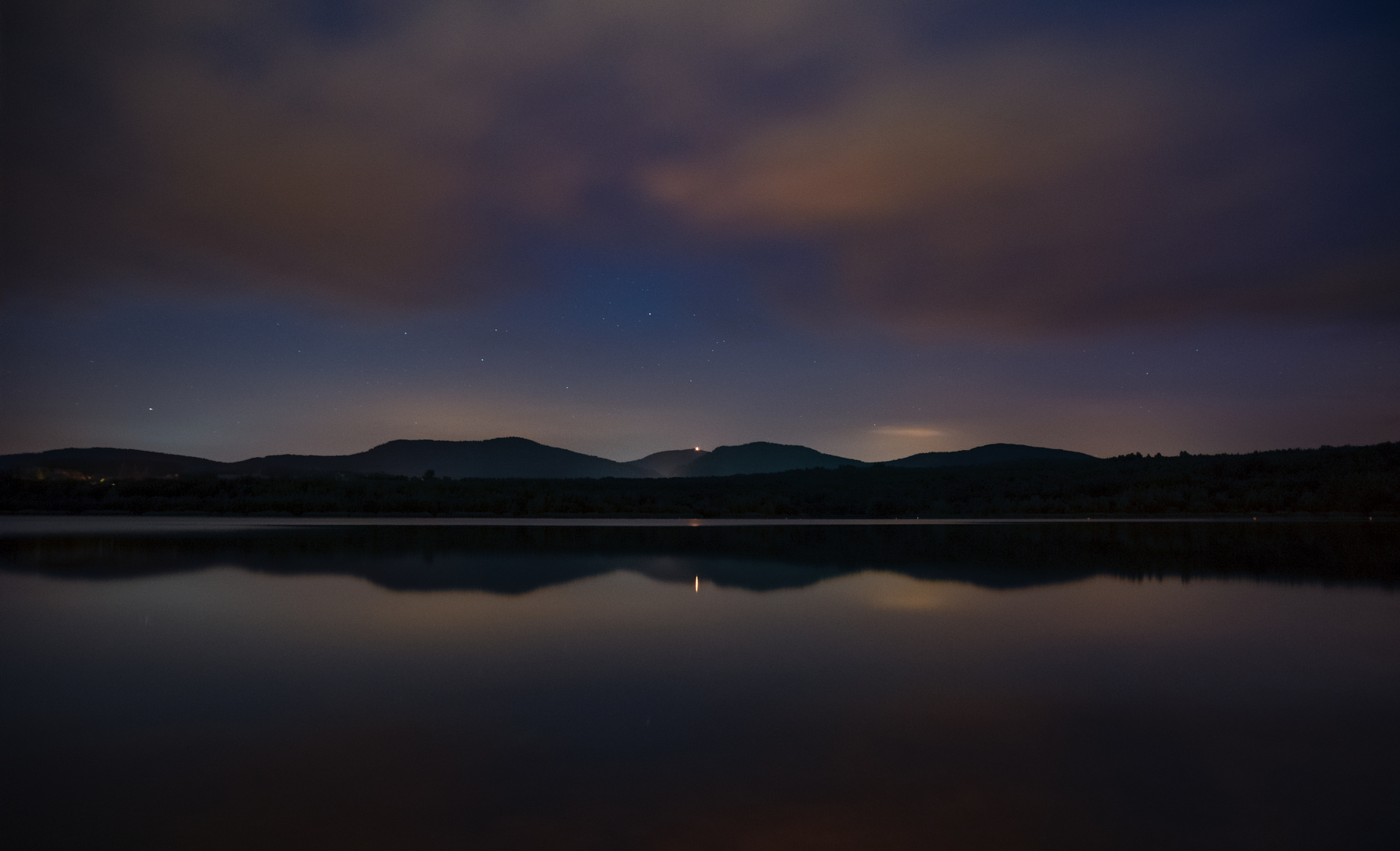 Sommernacht am Olbersdorfer See