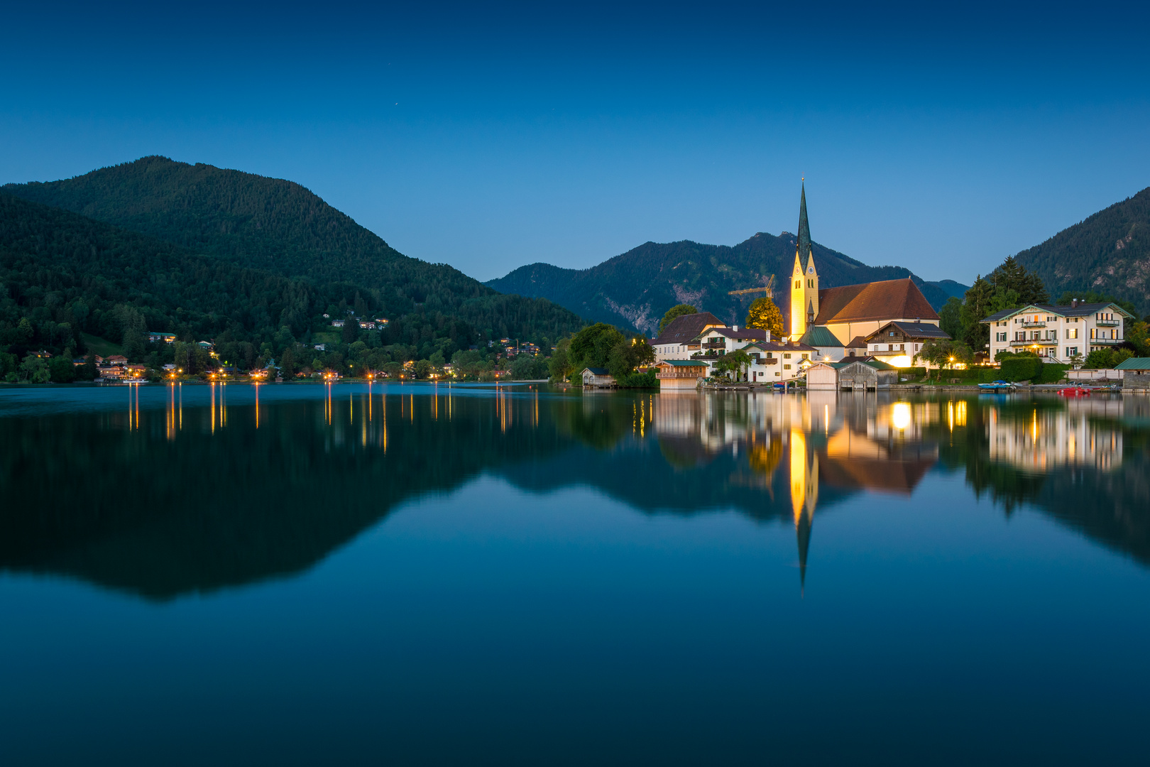 Sommernacht am Tegernsee