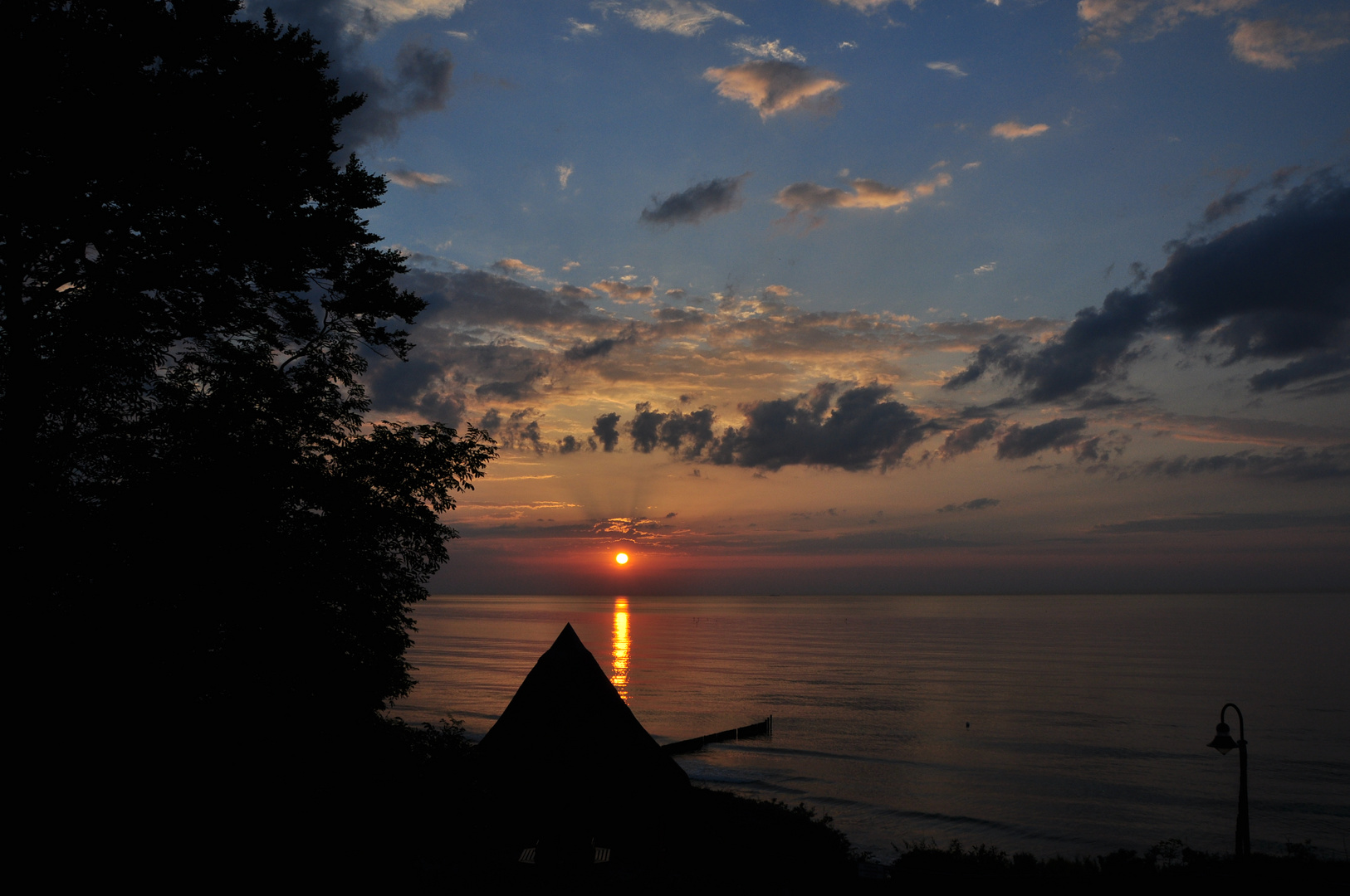 Sommernacht an der Ostsee