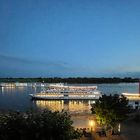 Sommernacht auf dem Rhein /Niederrhein